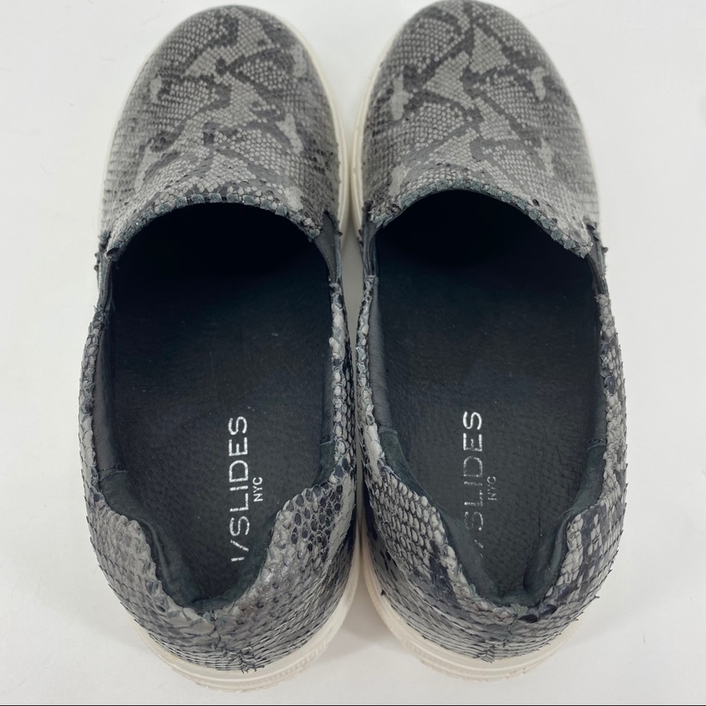 J/Slides Cleo Snake Slip On Platform Sneaker 8.5 - image 8